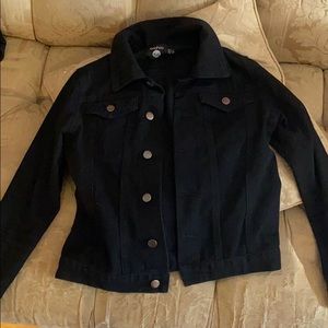 Boohoo Black Jean Jacket